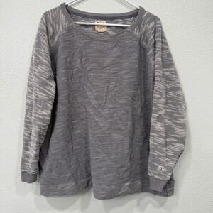Champion Women’s Gray Long Sleeve Knit Pullover